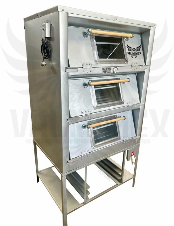 Horno para 6 charolas gaveta mirilla y luz interior. - Imagen 2